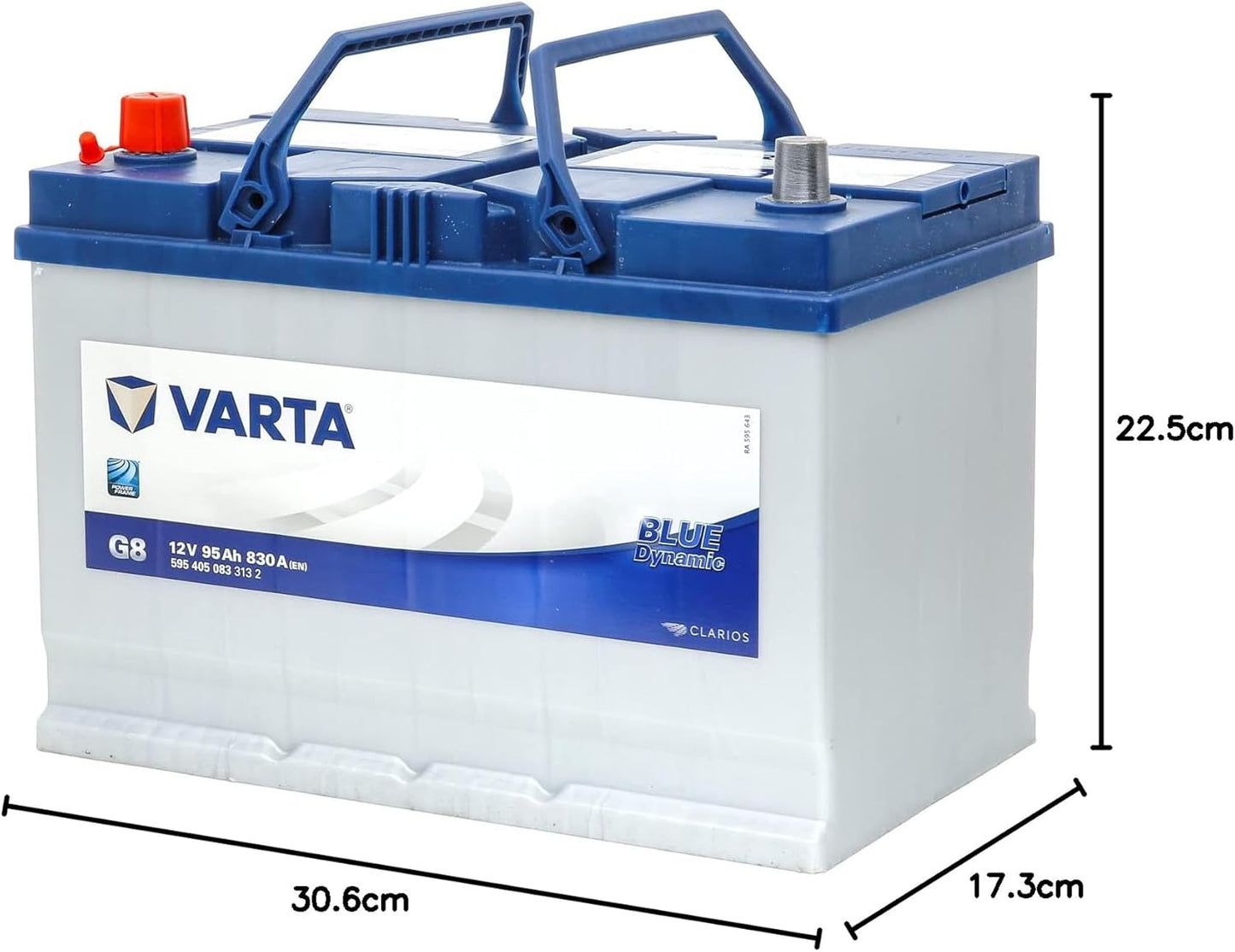 Batteria varta blue dynamic 95 ah polosx