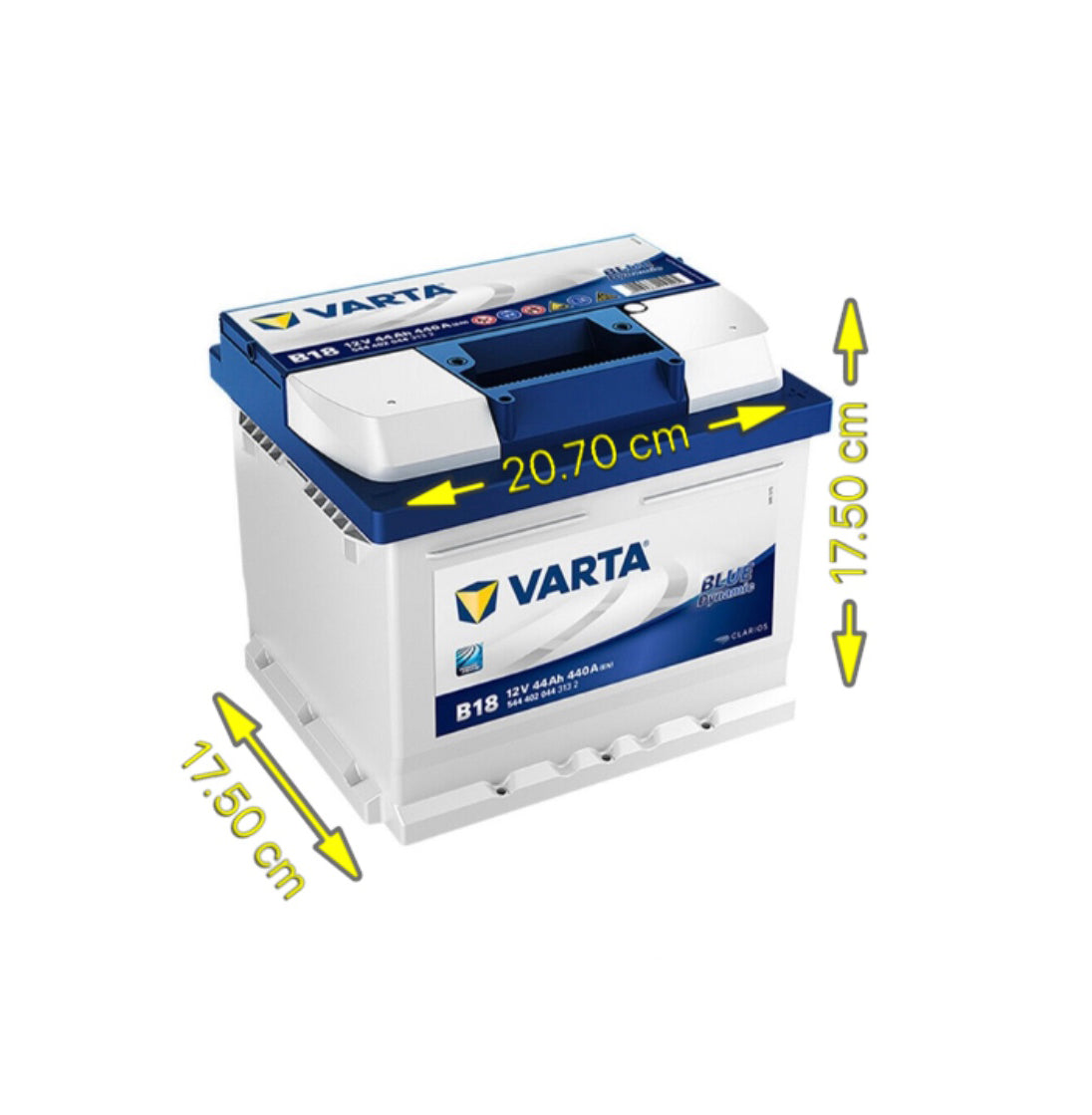 Batteria auto varta classica ah 44