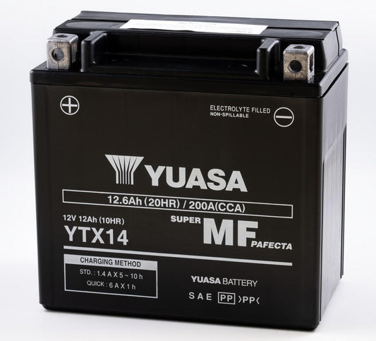 Batteria yuasa  moto ytx14