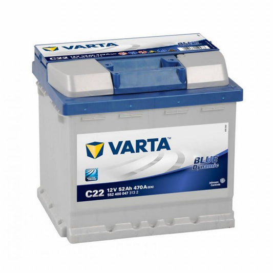 Batteria auto bluedinamic c22 52 ah