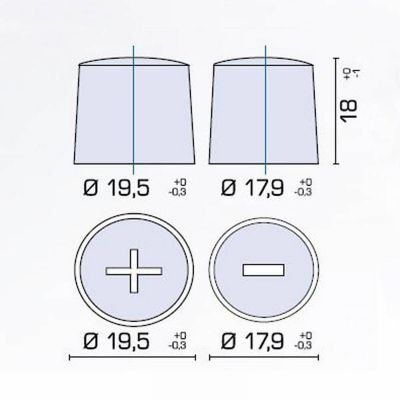 Batteria auto bluedinamic c22 52 ah