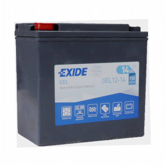 Batteria moto exide gel g14