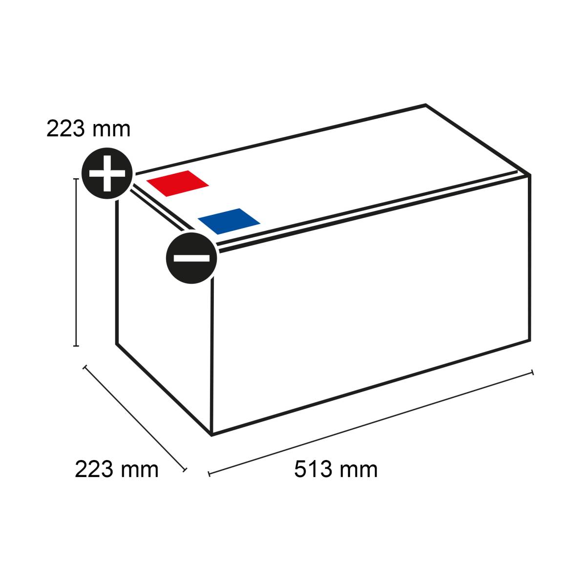 Batteria per camion 180ah start pro