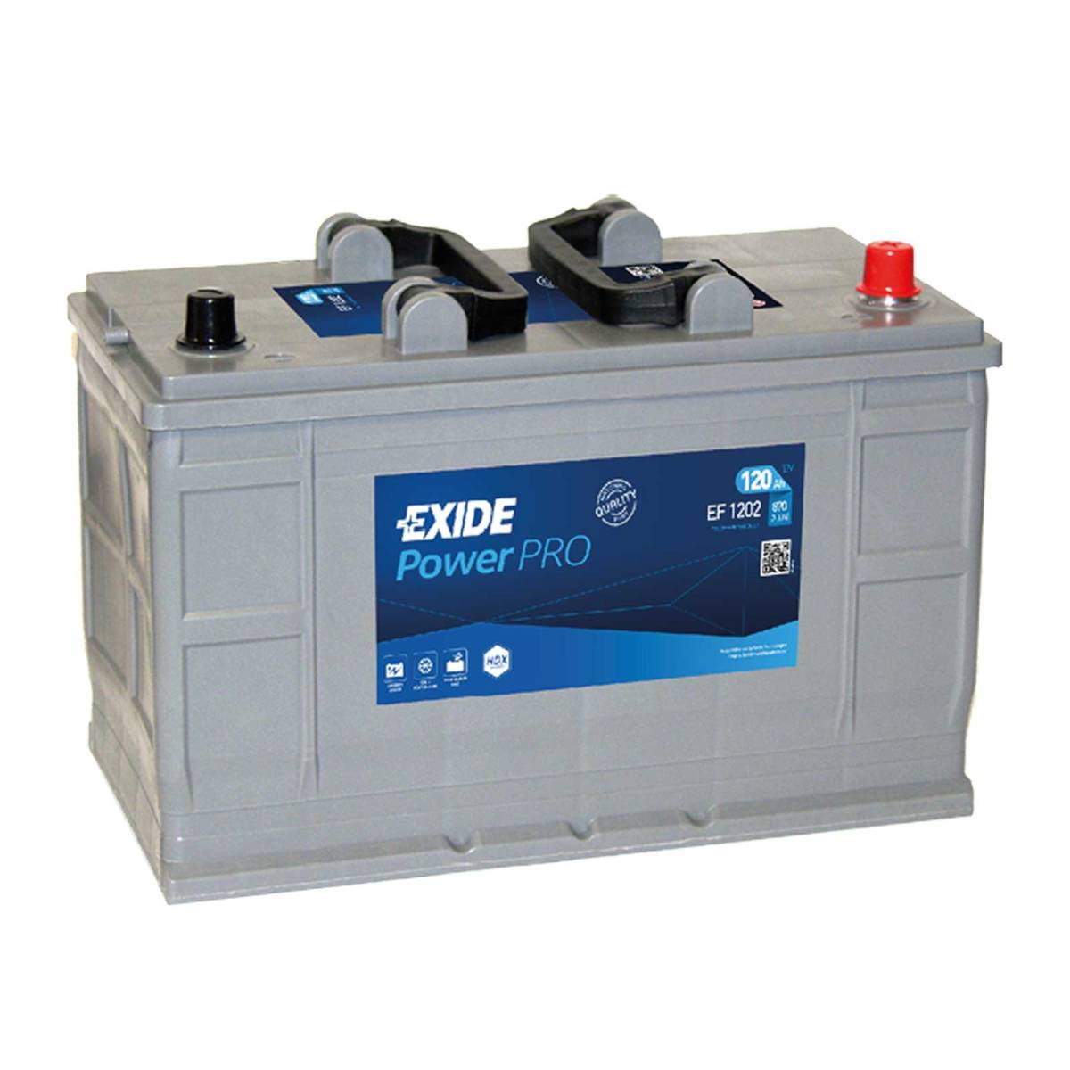 Batteria per camion exide power 120 ah